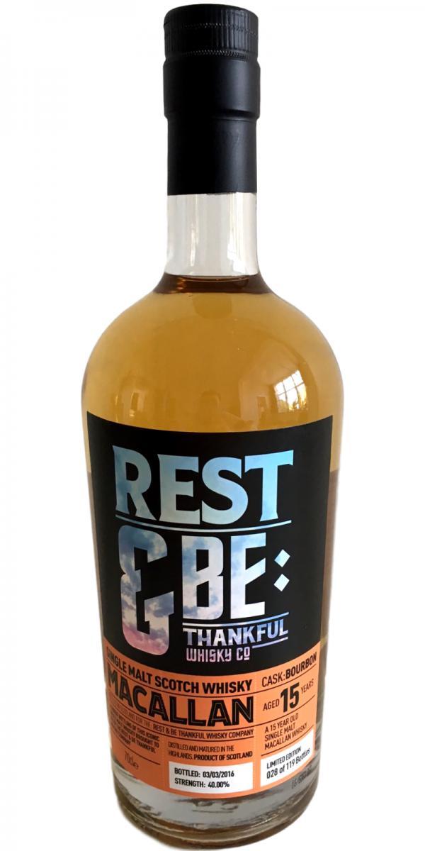 Macallan 15-year-old RBTW  Limited Edition