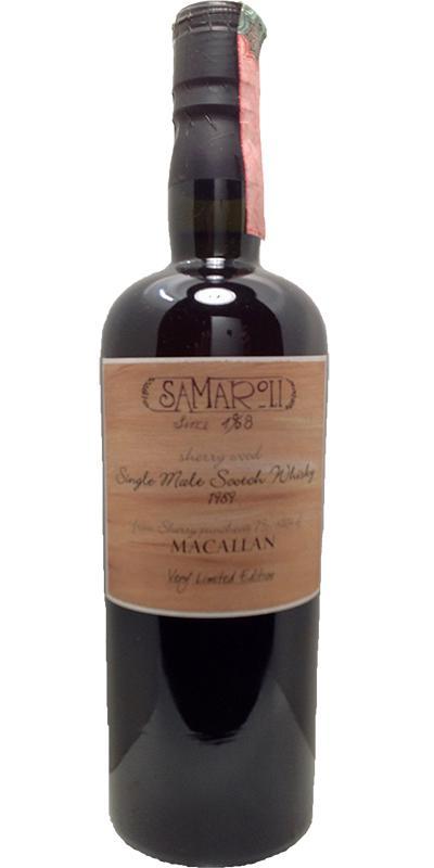 Macallan 1989 Sa  Very Limited Edition