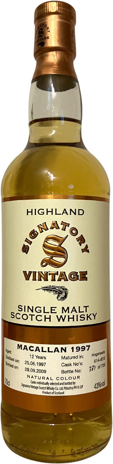Macallan 1997 SV  Vintage Collection