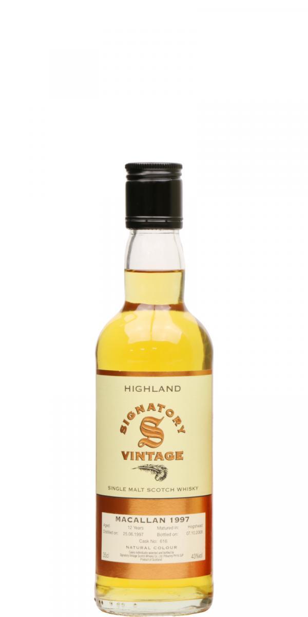 Macallan 1997 SV  Vintage Collection