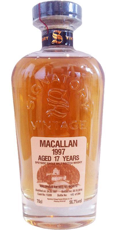 Macallan 1997 SV  Vintage Collection