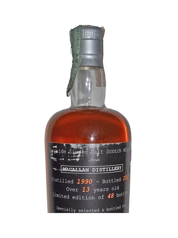 Macallan 1990 SS  Single Barrel