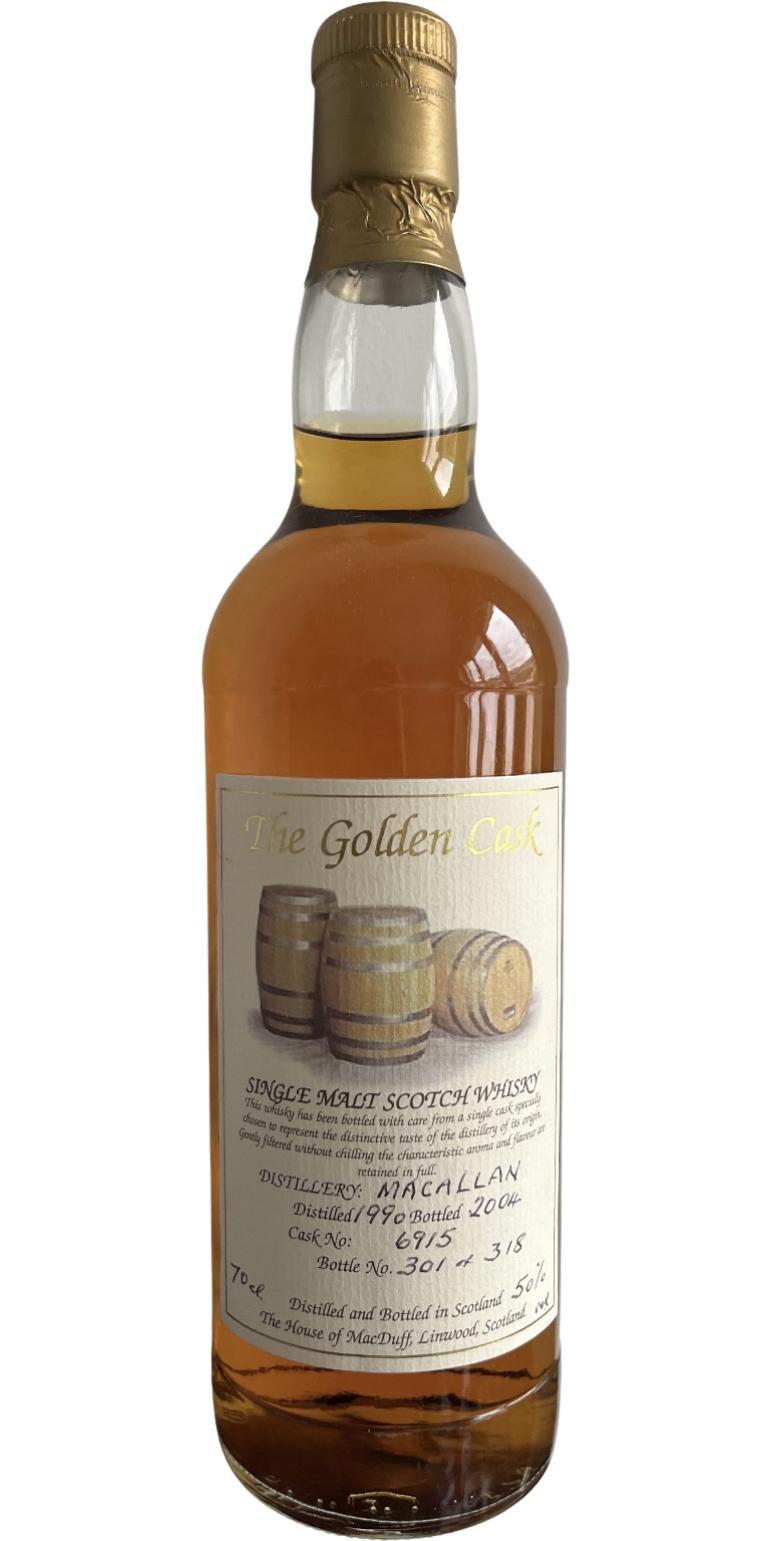 Macallan 1990 HMcD  The Golden Cask