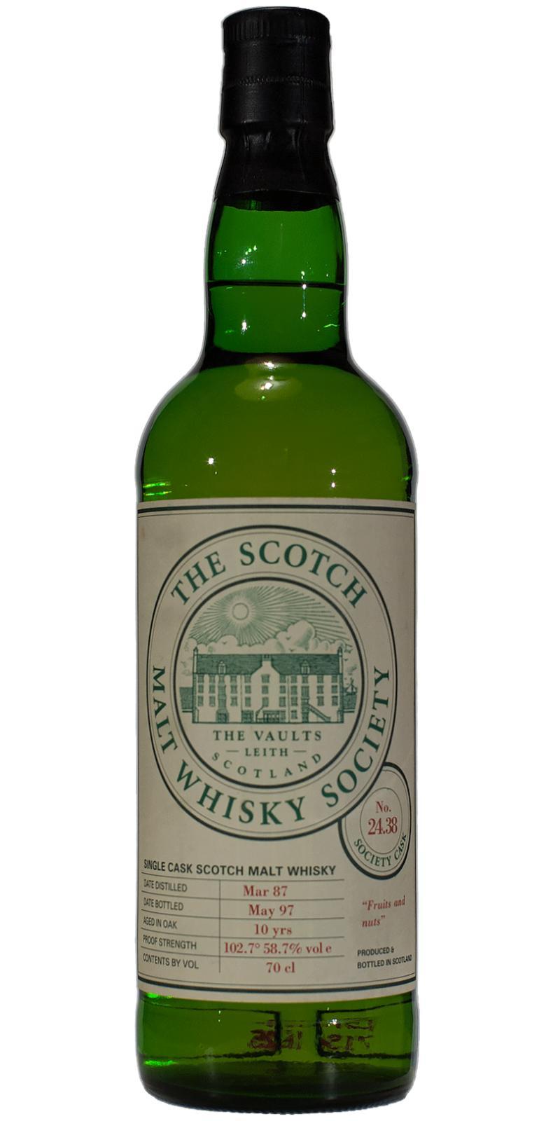 Macallan 1987 SMWS 24.38  Fruits and nuts