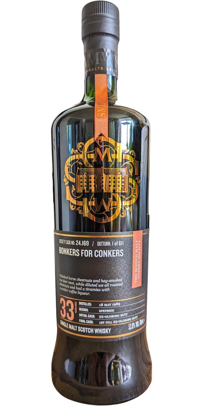 Macallan 1989 SMWS 24.169  Bonkers for conkers