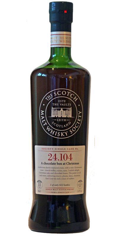 Macallan 1990 SMWS 24.104  A chocolate box at Christmas