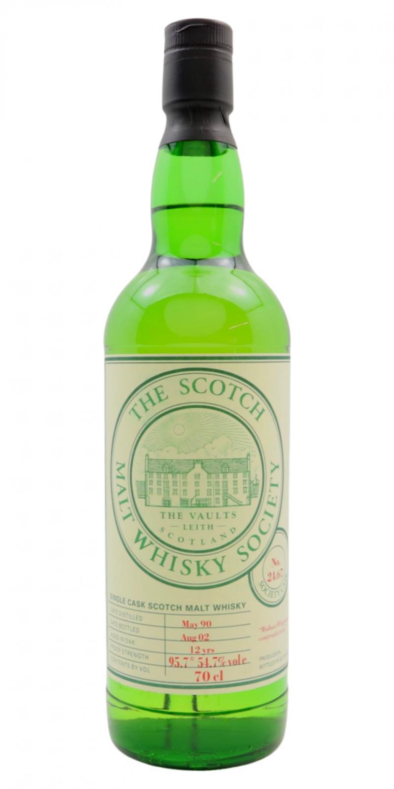 Macallan 1990 SMWS 24.67  Walnut Whips and contradictions