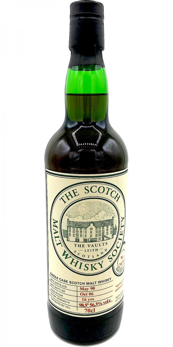 Macallan 1990 SMWS 24.95  Curried coconut and treacle