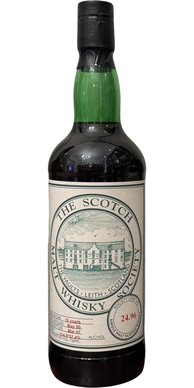 Macallan 1990 SMWS 24.96  Scented and soporific