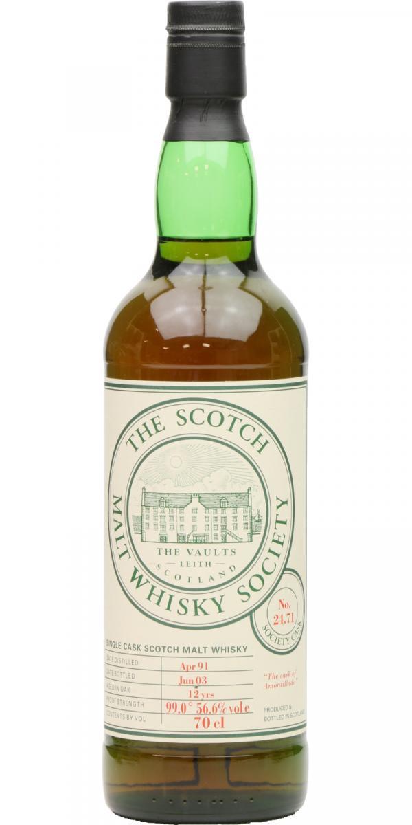 Macallan 1991 SMWS 24.71  The cask of Amontillado