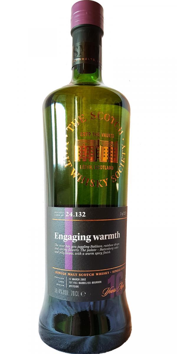 Macallan 2002 SMWS 24.132  Engaging warmth
