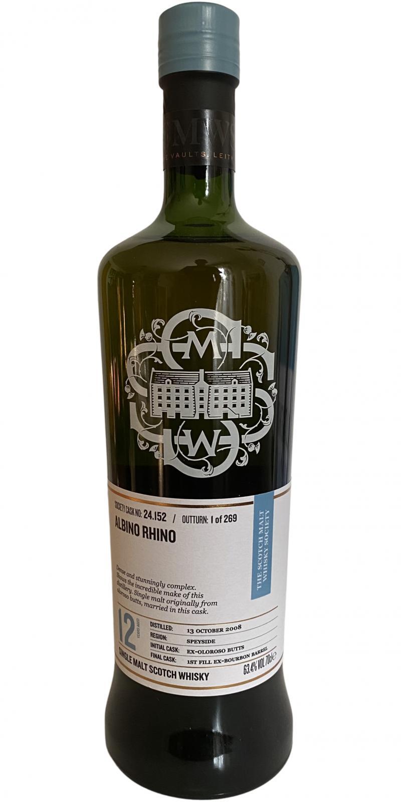 Macallan 2008 SMWS 24.152  Albino rhino