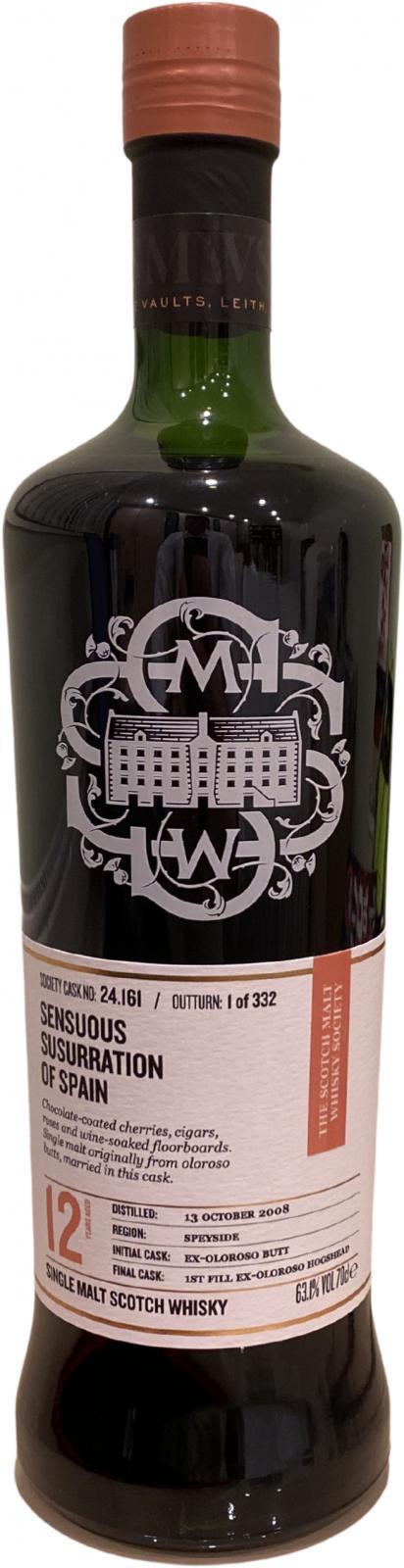 Macallan 2008 SMWS 24.161  Sensuous susurration of Spain