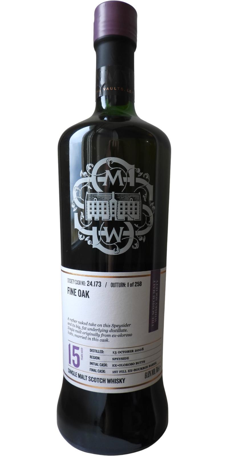Macallan 2008 SMWS 24.173  Fine oak