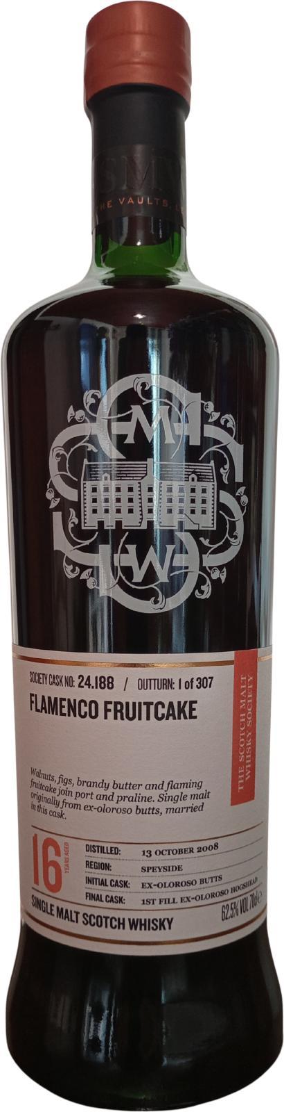 Macallan 2008 SMWS 24.188  Flamenco fruitcake
