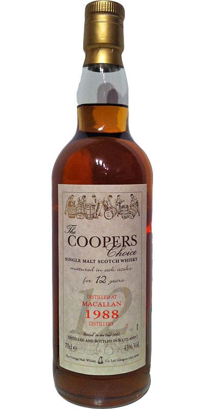 Macallan 1988 VM  The Cooper's Choice