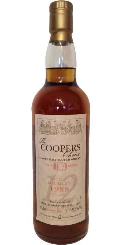 Macallan 1988 VM  The Cooper's Choice