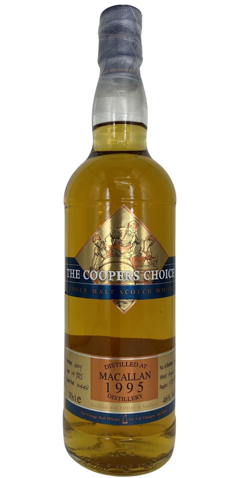 Macallan 1995 VM  The Cooper's Choice