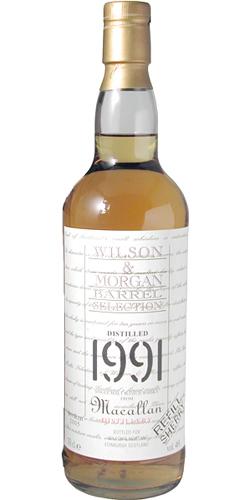 Macallan 1991 WM  Barrel Selection