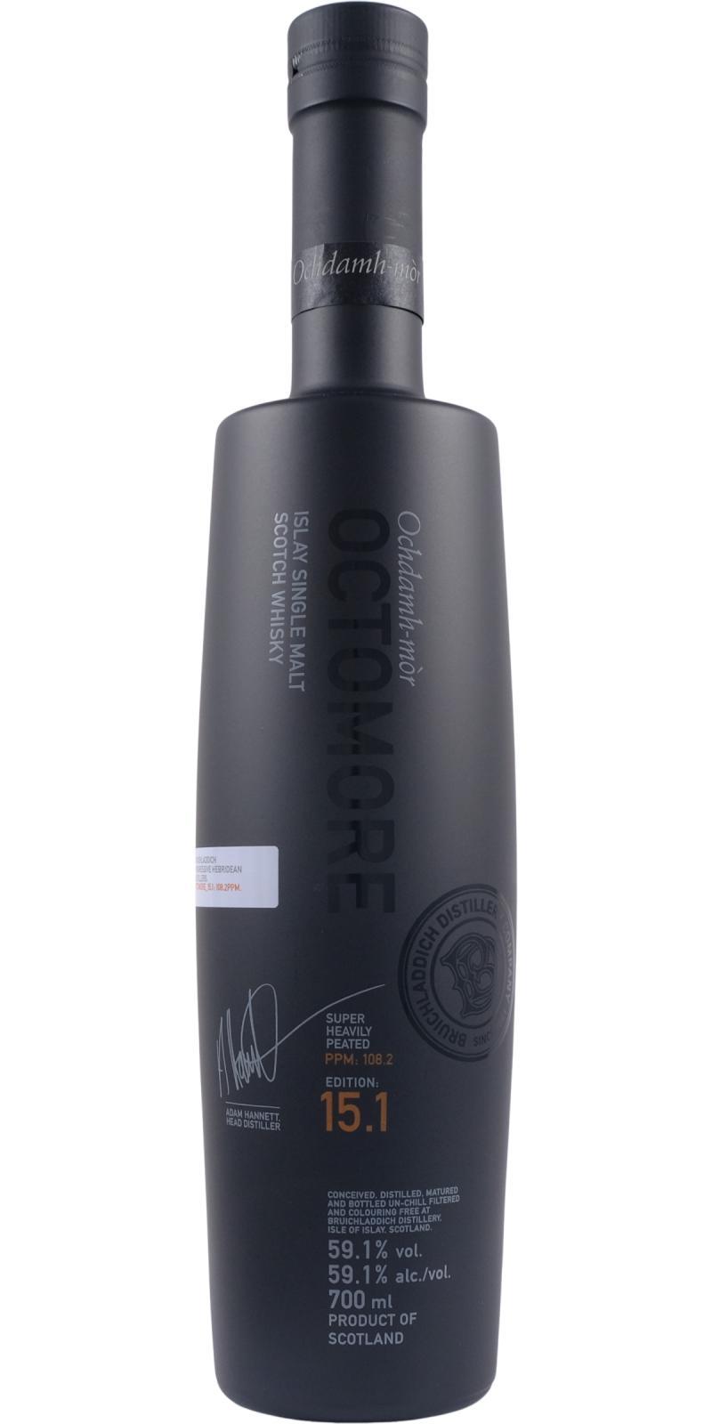 Octomore 15.1 / 108.2 PPM The Impossible Equation