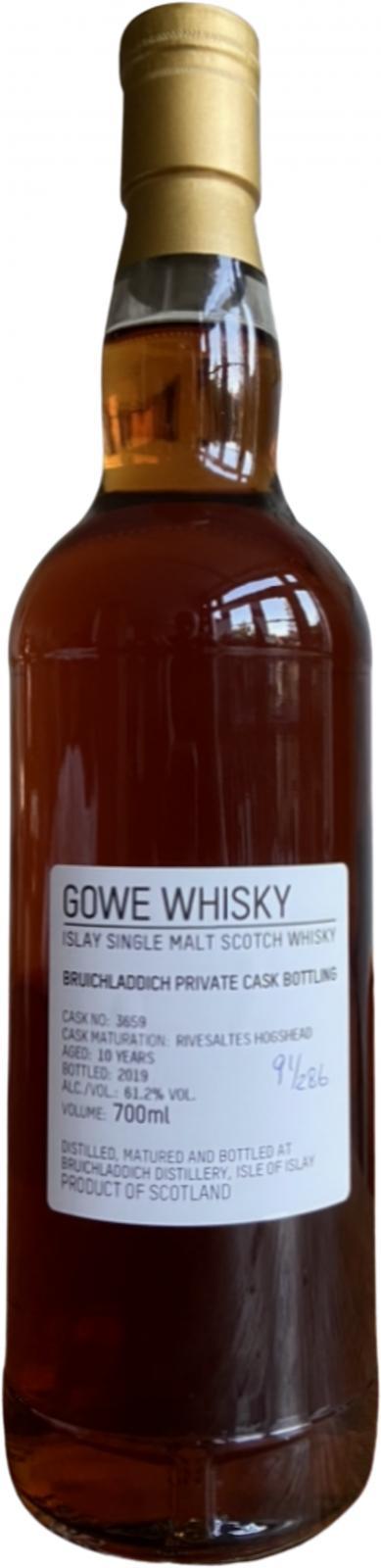 Bruichladdich 10-year-old Private Cask Bottling