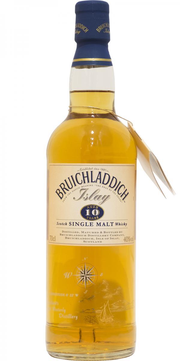 Bruichladdich 10-year-old Cream Label, Blue Letter