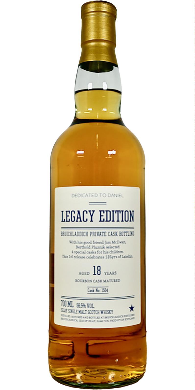 Bruichladdich 18-year-old Legacy Edition Serie #1 (Private Cask Bottling)