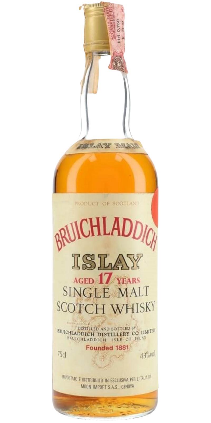 Bruichladdich 1964 Moon import