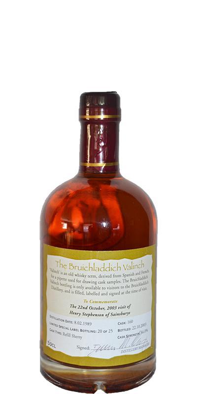 Bruichladdich 1989 The Bruichladdich Valinch