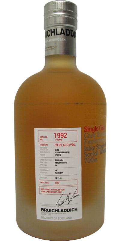 Bruichladdich 1992 Micro-Provenance Series