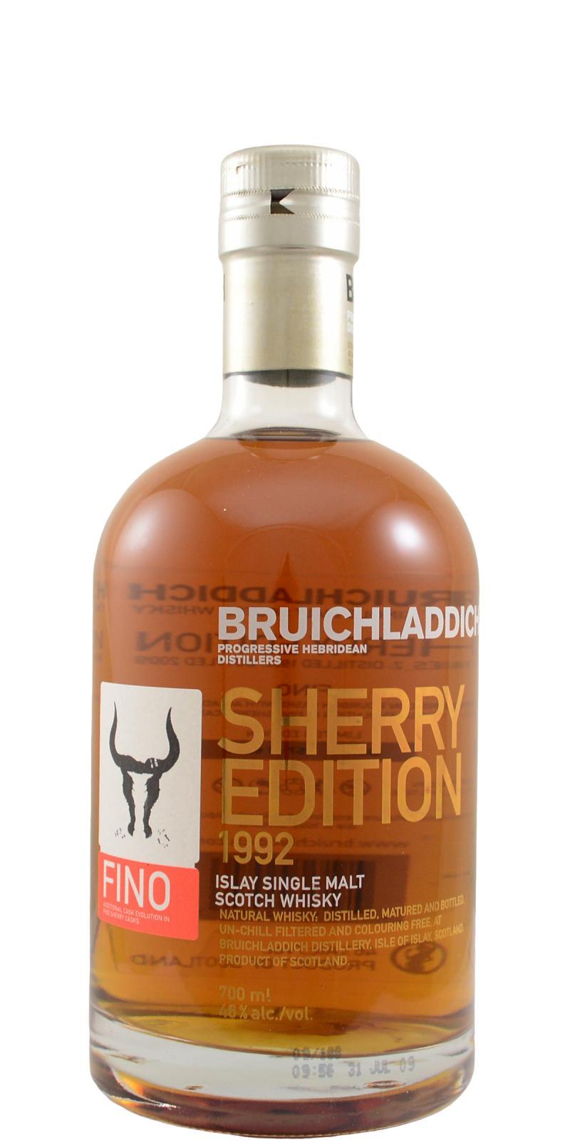 Bruichladdich 1992 Sherry Edition - Fino