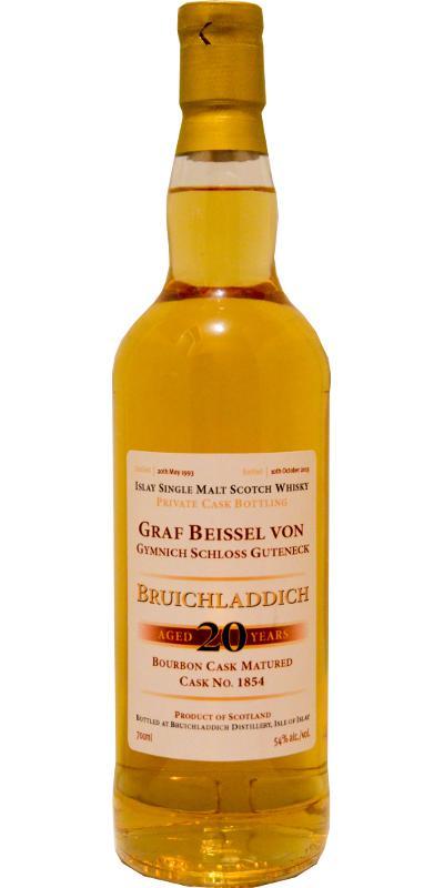Bruichladdich 1993 Graf Beissel von Gymnich Schloss Guteneck