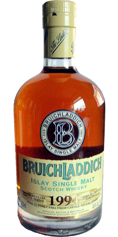 Bruichladdich 1994 Carmel Wine Casks Finish