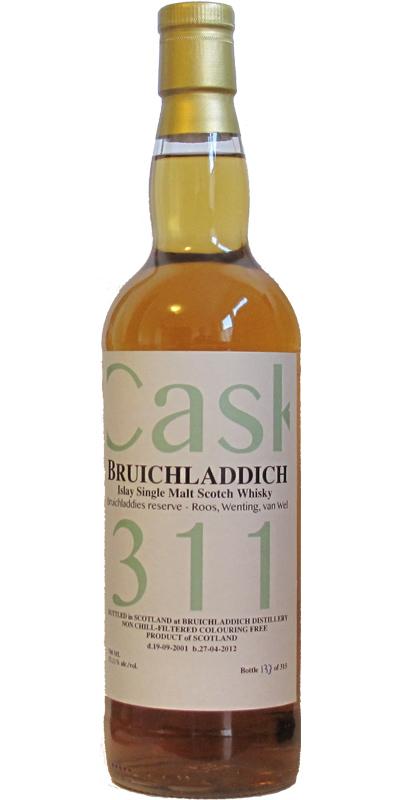 Bruichladdich 2001 Bruichladdies 2012