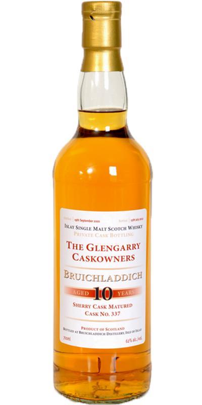 Bruichladdich 2001 Private Cask Bottling