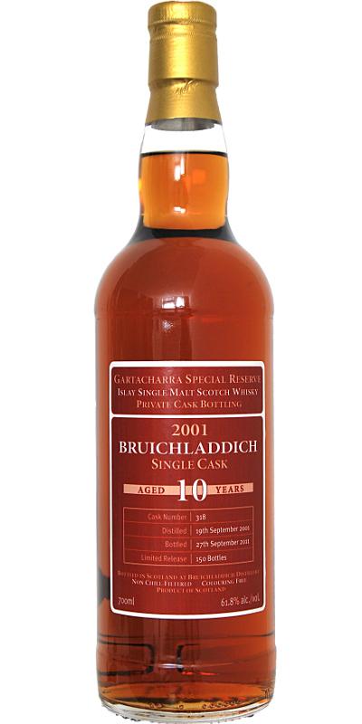 Bruichladdich 2001 Gartacharra Special Reserve - Private Cask Bottling