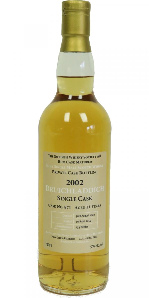 Bruichladdich 2002 Private Cask Bottling