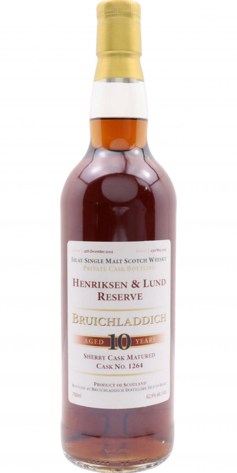 Bruichladdich 2002 Private Cask Bottling