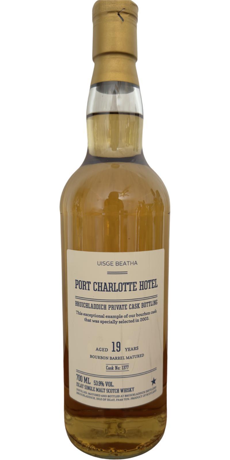 Bruichladdich 2003 Private Cask Bottling