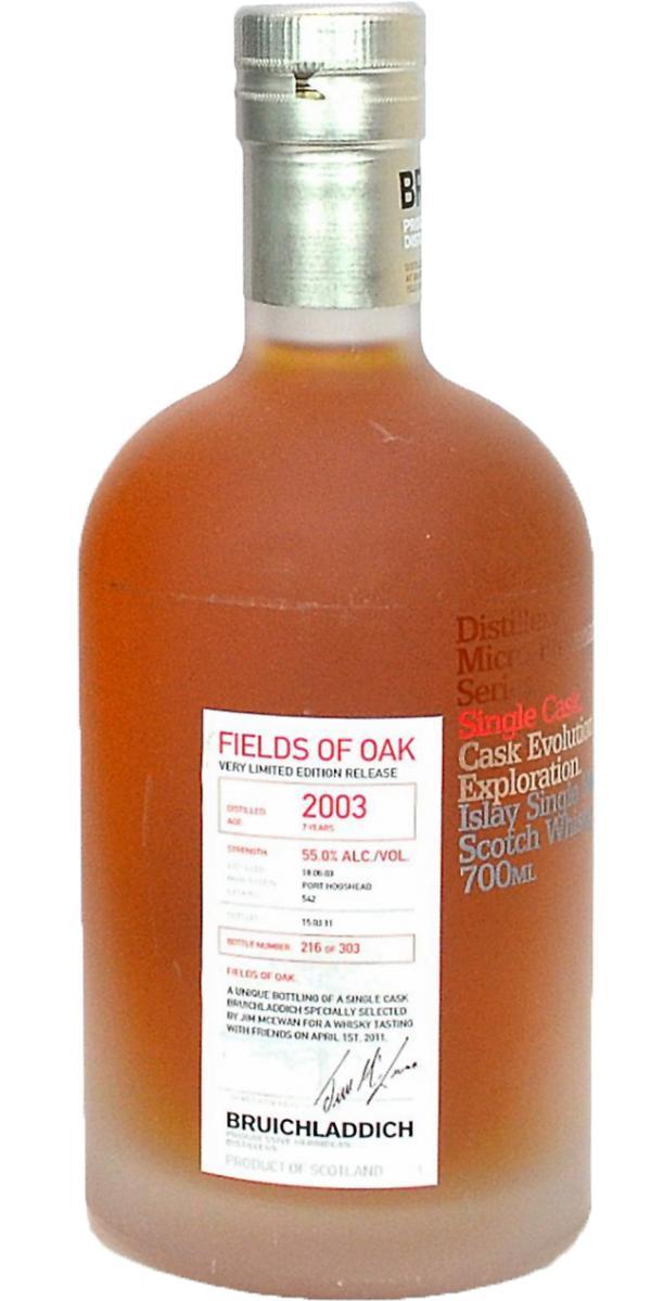 Bruichladdich 2003 Micro-Provenance Series - Fields of Oak