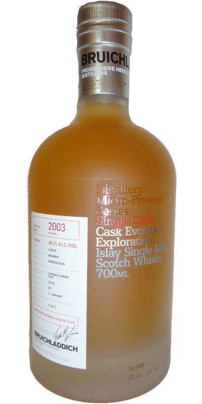 Bruichladdich 2003 Micro-Provenance Series