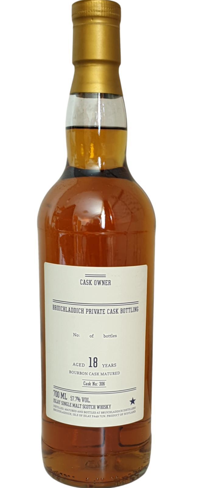 Bruichladdich 2003 Private Cask Bottling