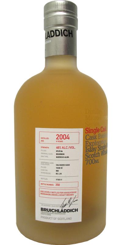 Bruichladdich 2004 Micro-Provenance Series
