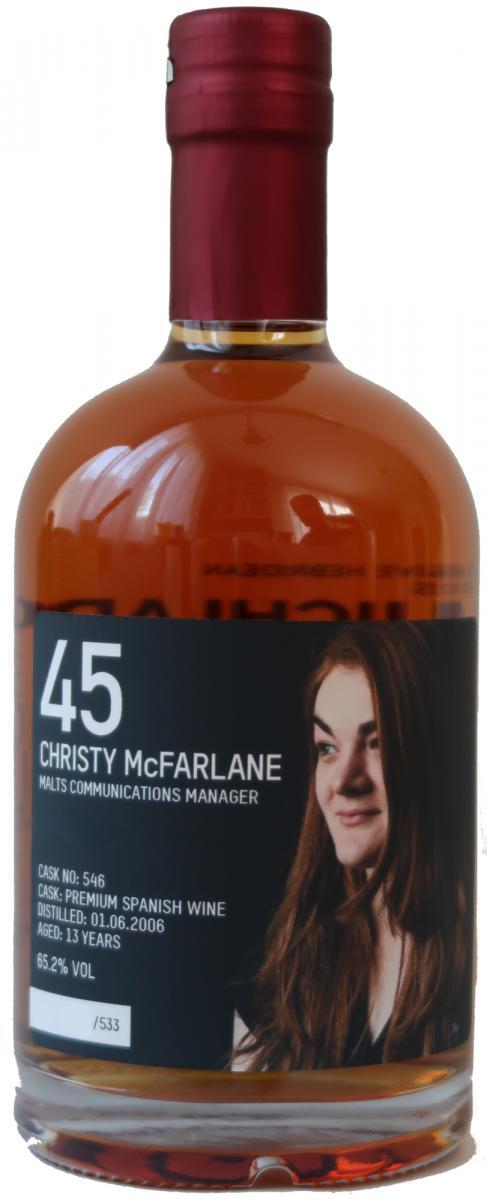 Bruichladdich 2006 The Laddie Crew Valinch 45 - Christy McFarlane