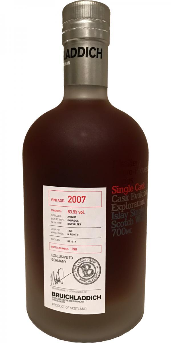 Bruichladdich 2007 Micro-Provenance Series