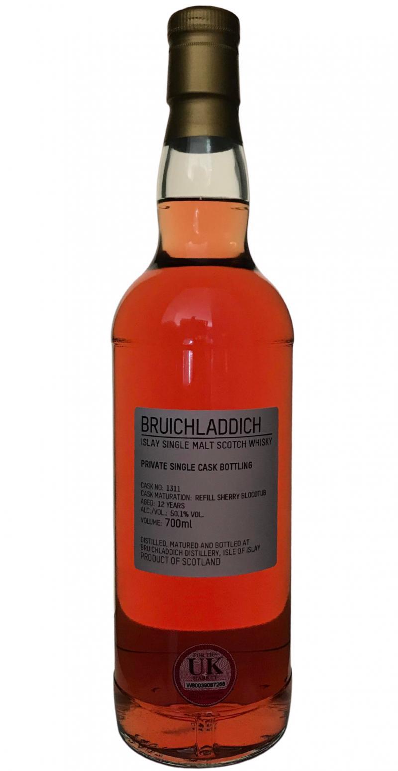 Bruichladdich 2007 Private Single Cask Bottling
