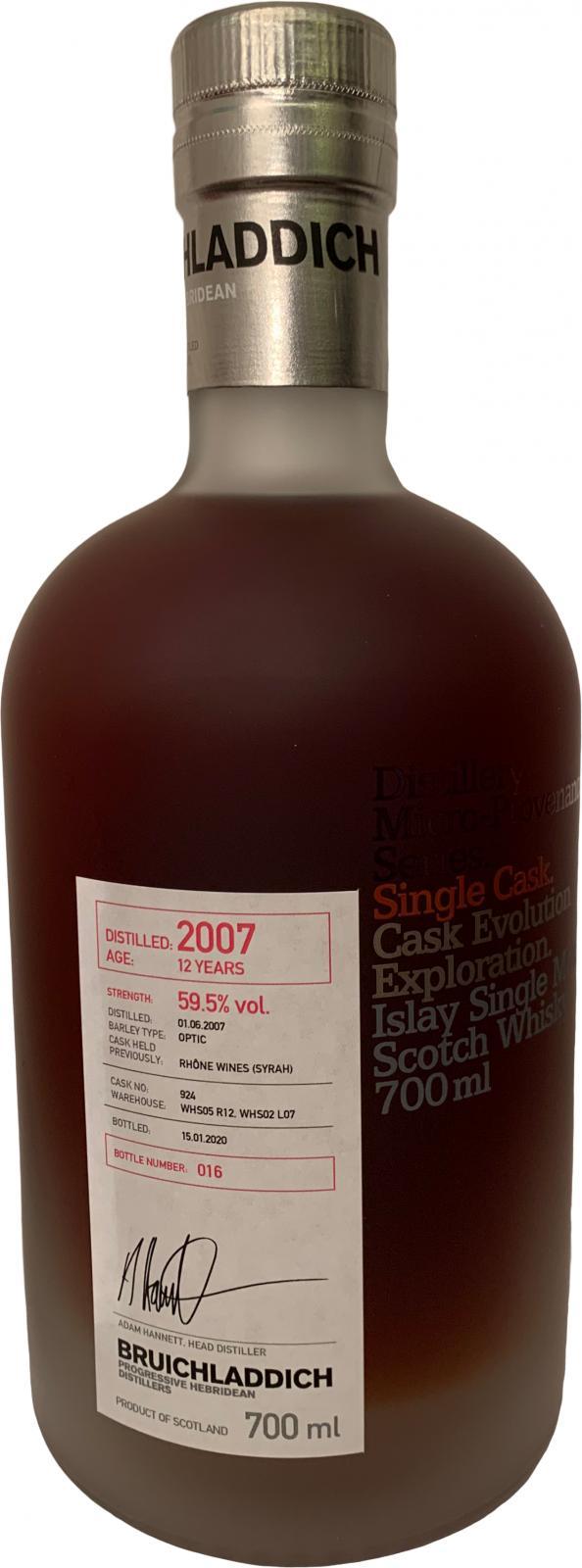 Bruichladdich 2007 Micro-Provenance Series