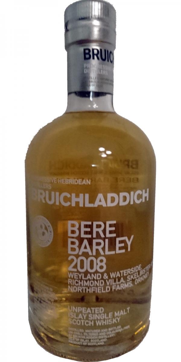 Bruichladdich 2008 Bere Barley