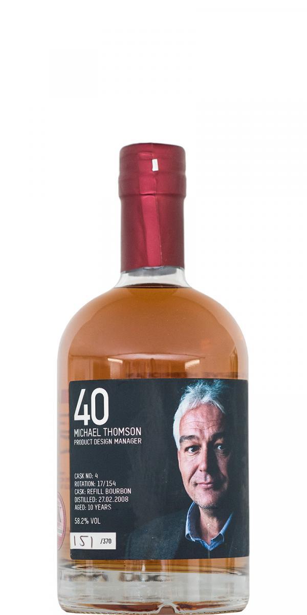 Bruichladdich 2008 Laddie Crew Valinch 40 - Michael Thomson