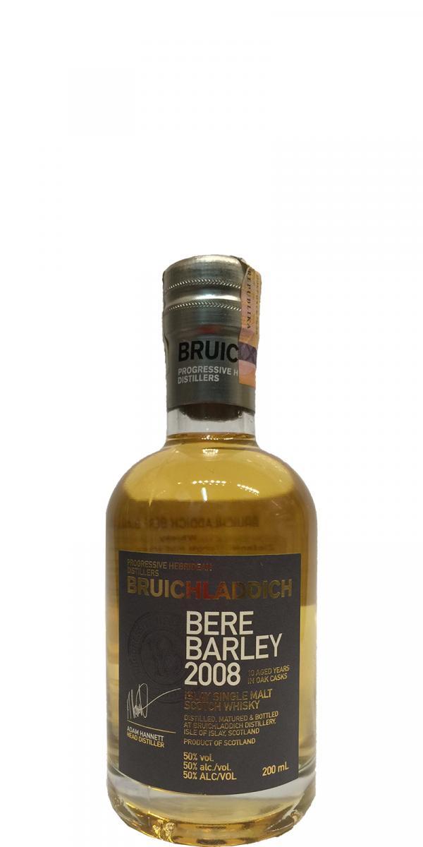 Bruichladdich 2008 Bere Barley